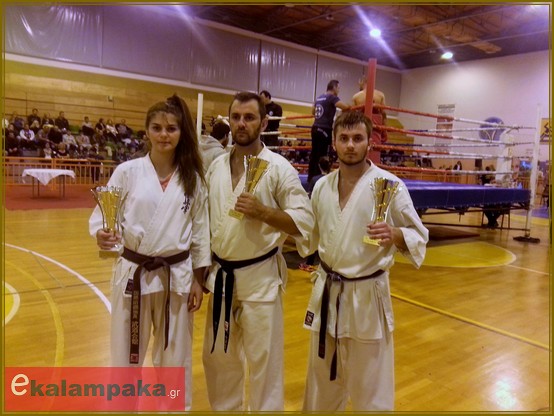 Θρίαμβος για δύο Καλαμπακιώτες αθλητές από τη σχολή του sensei Ιωάννη Παπαπούλιου, 3 dan, στο Πανελλήνιο Πρωτάθλημα KYOKUSHIN Fighting style της Ε.Ο.Α.