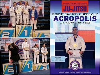 ΔΙΑΚΡΙΣΕΙΣ ΚΑΙ ΜΕΤΑΛΛΙΑ ΓΙΑ ΤΗ «BUDOKAI FIGHTERS PAPAPOULIOS» ΣΤΟ ΑΝΟΙΚΤΟ ΔΙΕΘΝΕΣ ΤΟΥΡΝΟΥΑ JU-JITSU ACROPOLIS 2017