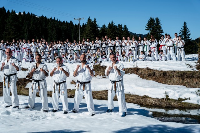 10ο WINTER CAMP ΤΗΣ WKB HELLAS: 1η προπόνηση στο χιονισμένο τοπίο του Περτουλίου…