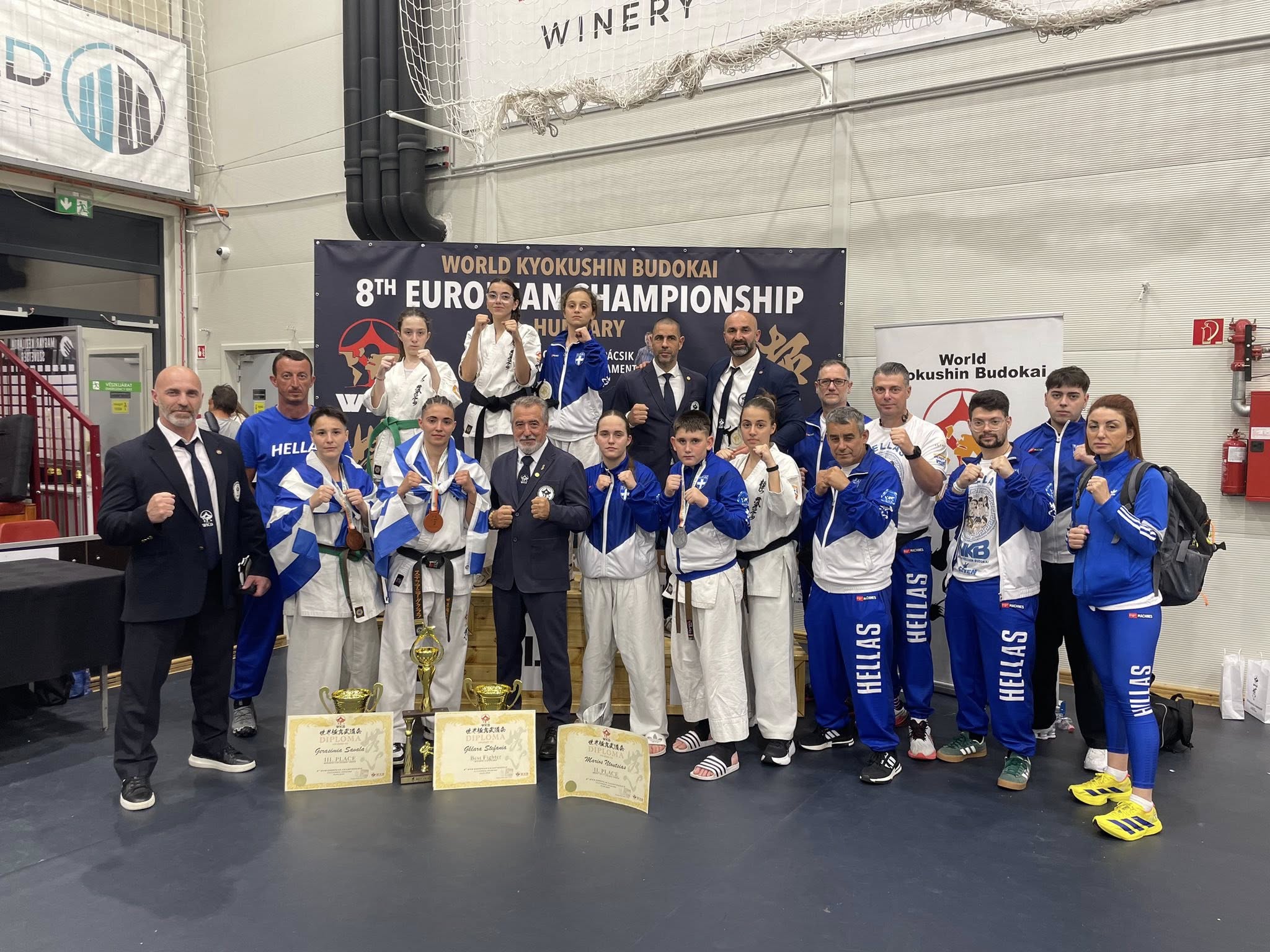 Με μετάλλια και διακρίσεις επέστρεψε η WKB Hellas από την Ουγγαρία