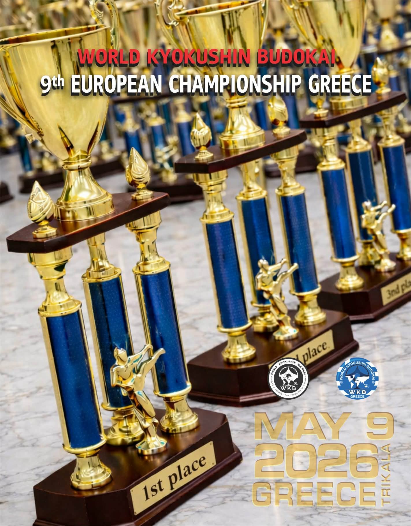 🏆 Ο Δρόμος για την Κορυφή: Αποκαλύπτουμε τα Κύπελλα του 9ου Πανευρωπαϊκού Πρωταθλήματος